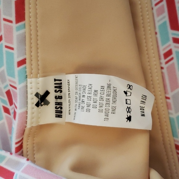 Hush & Salt Heartbreaker Geometric Print Tankini & Bora Bora Bottom Size Small - Picture 15 of 16